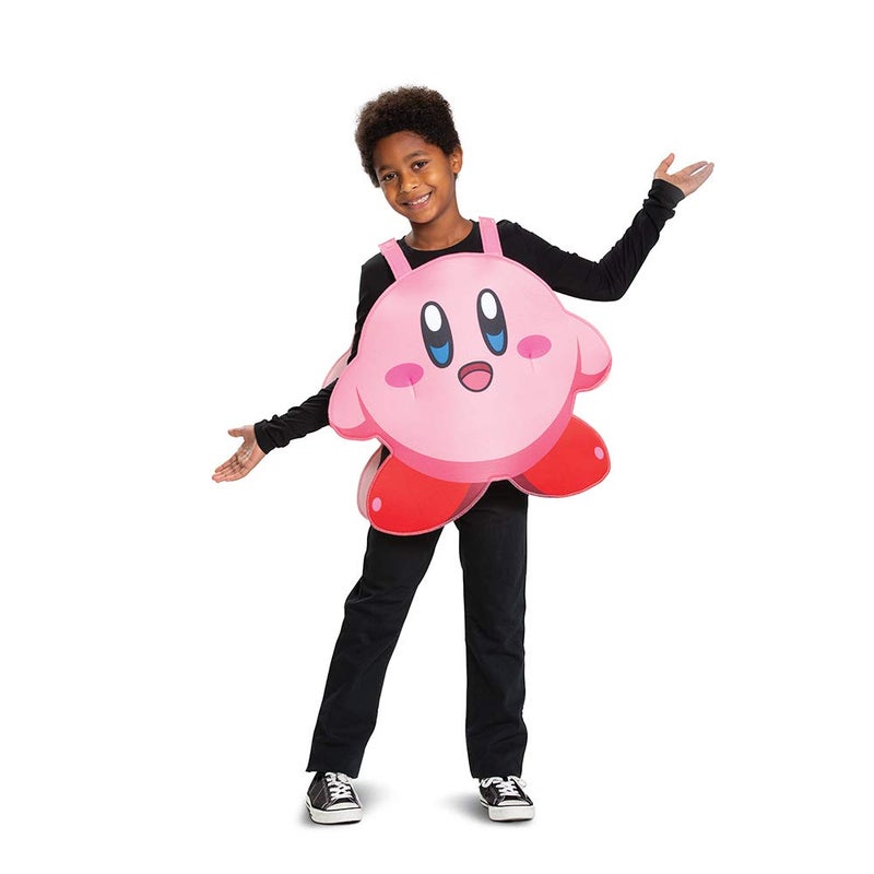 Disguise Kirby Costume for Kids, Official Kirby Character Outfit, Single Child Size up to Children's Medium (7-8) - Image 1